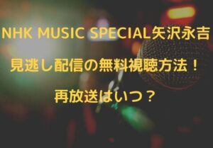 NHK MUSIC SPECIAL　yazawa