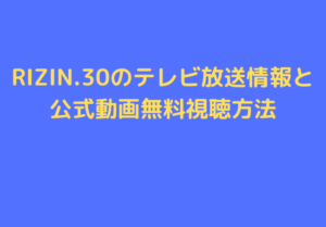 RIZIN.30